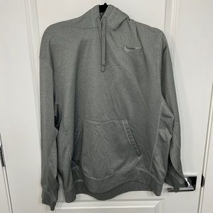 Nike Therma-Fit XL Hoodie/Sweatshirt Light Gray